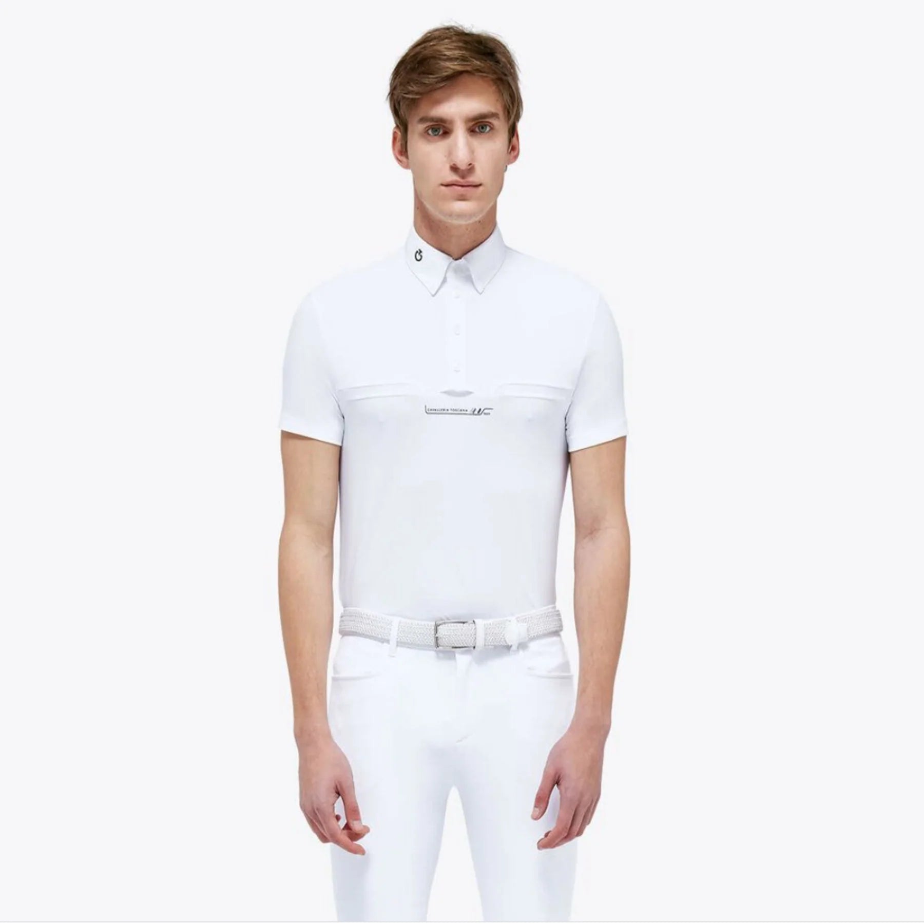 CAVALLERIA TOSCANA MENS DASH PERFORMANCE PIQUET S/S COMPETITION POLO