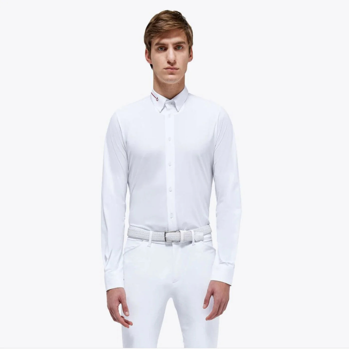 CAVALLERIA TOSCANA MENS REVO JERSEY MESH L/S COMPETITION SHIRT